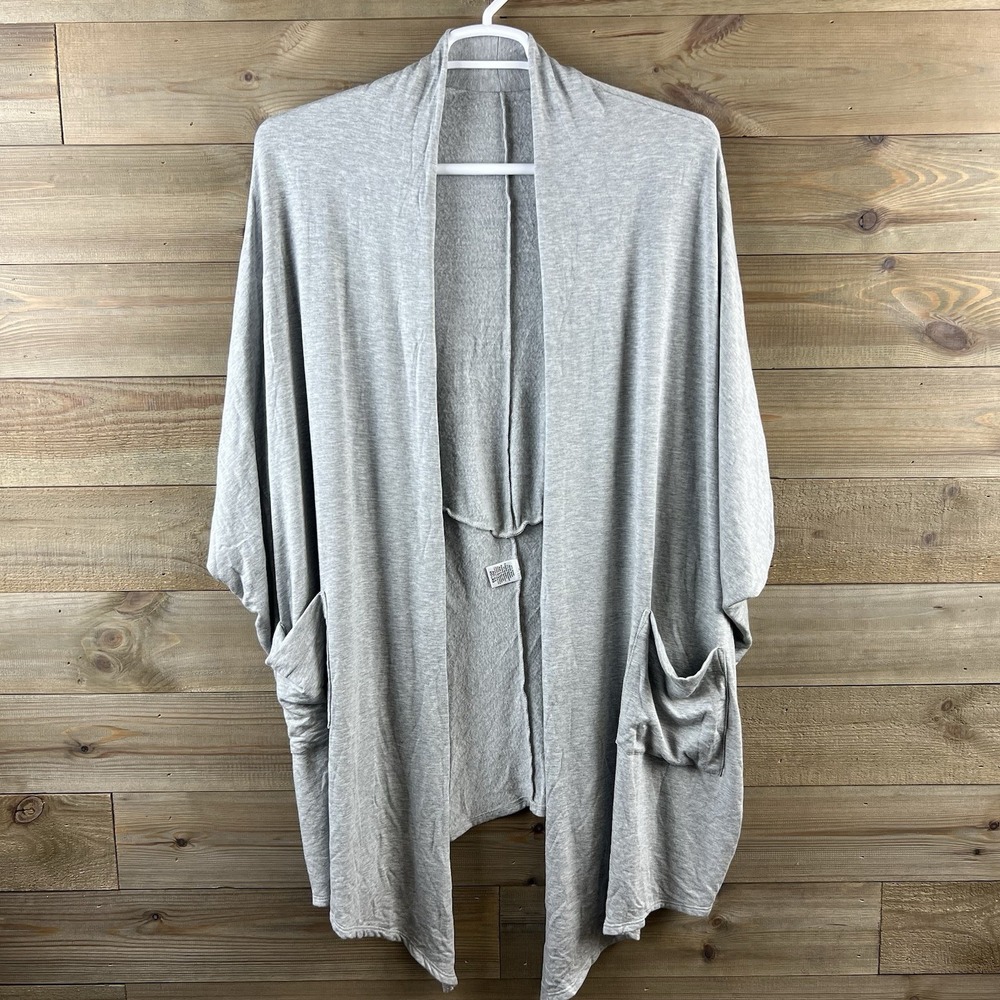 Beyond Yoga Womens Cardigan Cozy Fleece Origam Open Pockets Knit Medium Large